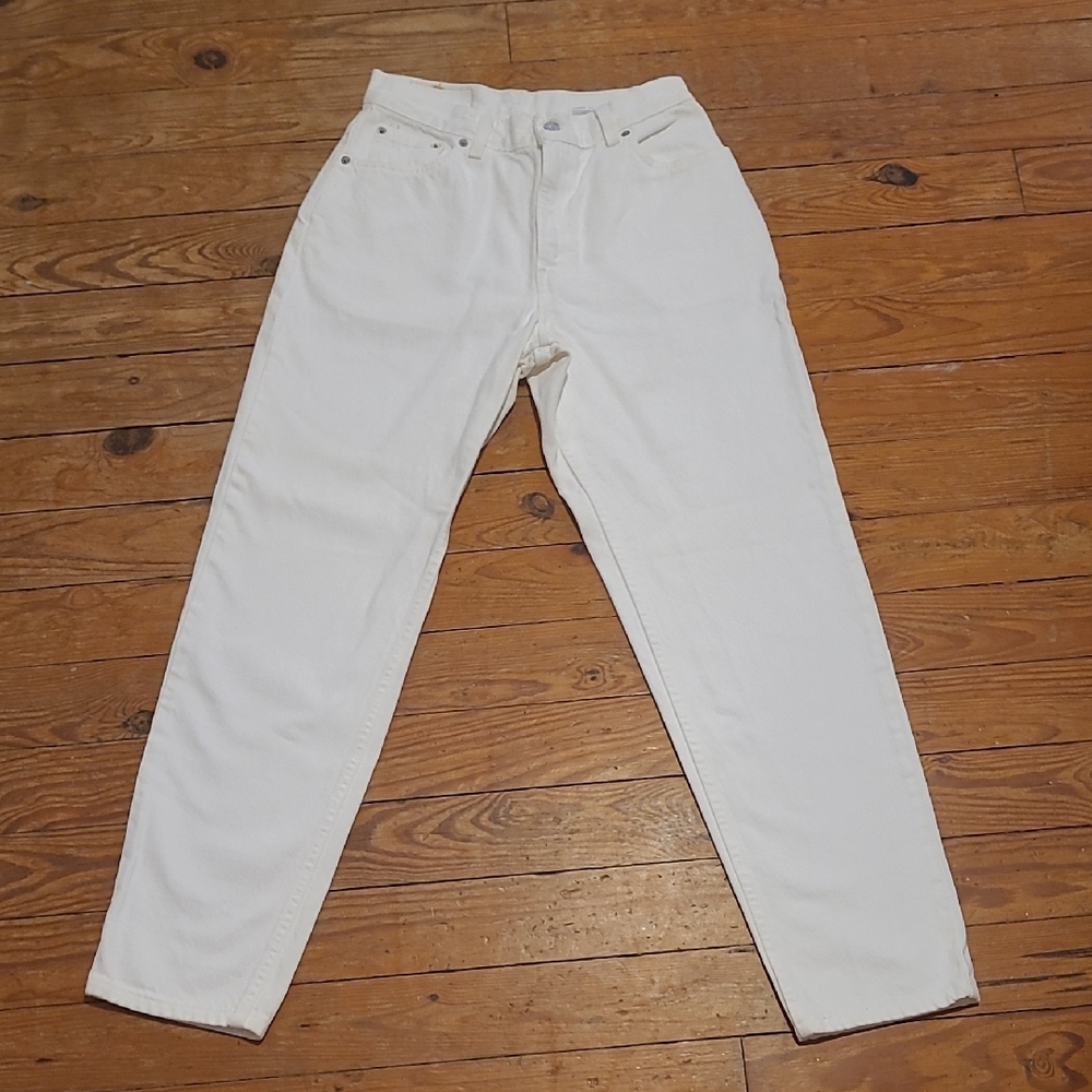 Levi's White Relaxed Fit Jeans